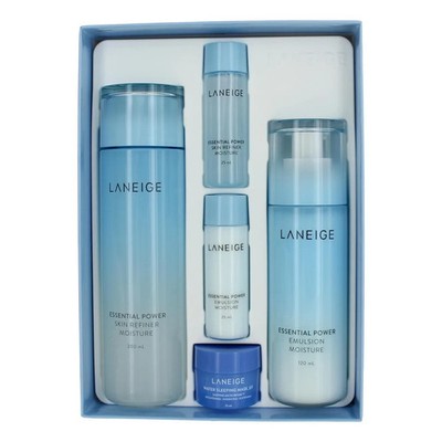 LANEIGE Basic Duo Set Light ~Moisture~ FULL SIZE 5pc Gift Set, New in Box