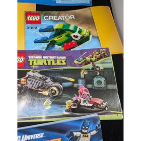 LEGO Instruction Manuals Lot Racers Ferrari 8142 DC Super Heroes 6863 City TMNT
