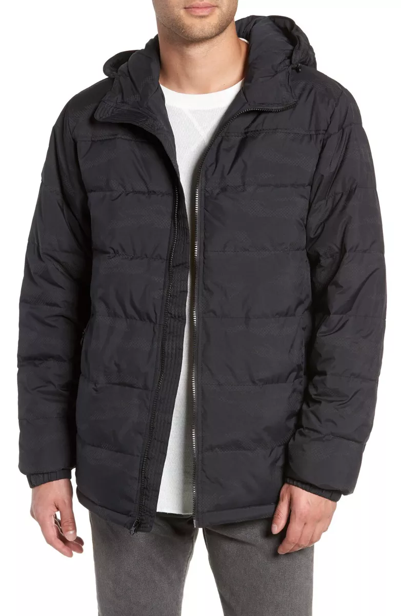 Vans VN0A2X5UKIF Men s Black Full Zip Woodcrest MTE Jacket Size