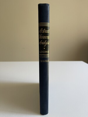 1953 ABSTRACT HARMONIC ANALYSIS VINTAGE MATHEMATICS MATH TEXT BOOK