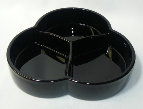 Black Duncan and Miller Three Part Covered Candy Dish - Bild 3 von 5