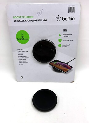 LOT of 2 Belkin BOOST UP Wireless Charging Pad 10W Black