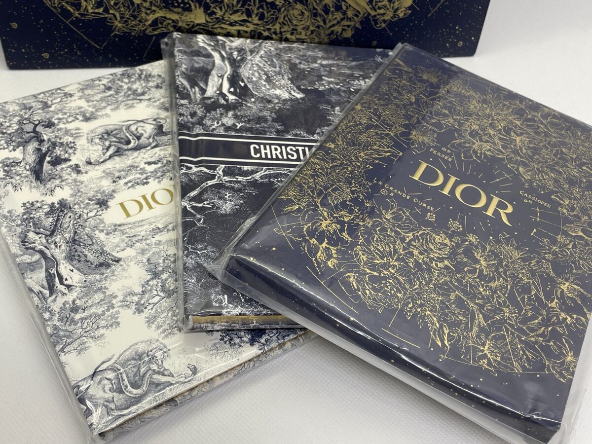 Dior Notebook 3SET Journal Novelty & Holiday Gift Box Dior Notebook 3SET Journal Novelty & Holiday Gift Box