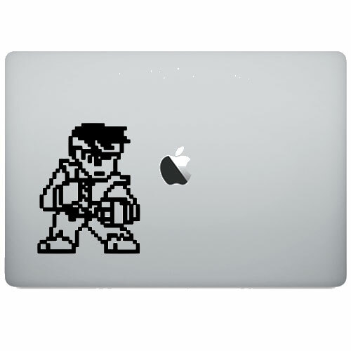 Capcom Street Fighter Ryu 8 Bit Vinyl Decal Sticker for Macbook Air Pro ...