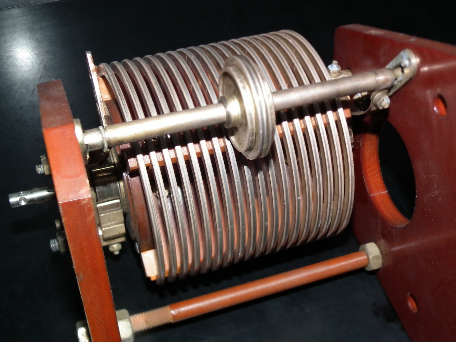 Inductor Tuning VARIABLE ROLLER INDUCTOR COIL - HF POWER AMPLIFIER - ANTENNA TUNER QRO ...
