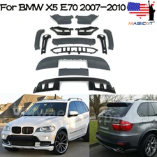 For BMW X5 E70 M Sport 07-13  Full Body Kits Rear Bumper Diffuser Front Splitter
