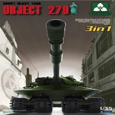 TAKOM 2001 1/35 Soviet Heavy Tank OBJECT 279 3in 1 Assembly Model Kit