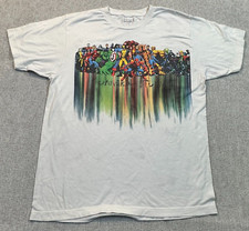 Camiseta grande para hombre Marvel Avengers Universal Studios conjunto completo color fundido goteo