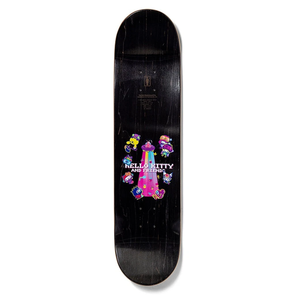 Girl x Sanrio Kawaii Arcade Carroll Hello Kitty Skateboard Deck - 8 Girl x Sanrio Kawaii Arcade Carroll Hello Kitty Skateboard Deck - 8