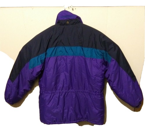 Columbia Double Whammy Womens 18/20 Purple Teal Black Nylon Ski Jacket EUC - Picture 2 of 10