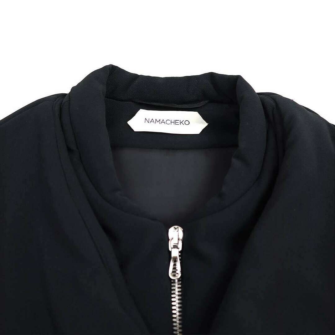 NAMACHEKO 18AW ASYMMETRIC BARBARAJACKET ZIP UP PADDET NAMACHEKO 18AW ASYMMETRIC BARBARAJACKET ZIP UP PADDET