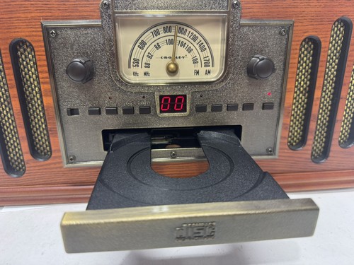 CROSLEY CR74 - Reproductor de discos radio Am/fm, reproductor de CD reproductor de casete probado - LEER - Imagen 6 de 11