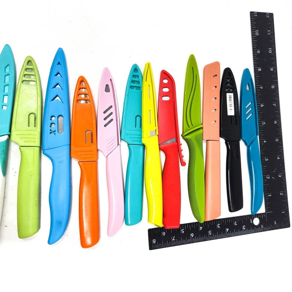 Juego de 12 cuchillos de cocina Good Cook, Kuhn Rikon, Tupperware y varios Foto 3 de 4