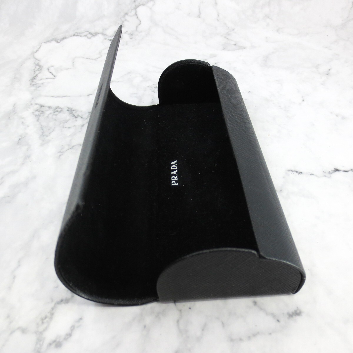 Prada Eyeglasses Case Semi-Hard Black Flip Top | eBay
