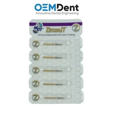 MDT FG ZirconIT Round End Taper Z198 ADJ Diamond Burs Ceramic Restorations