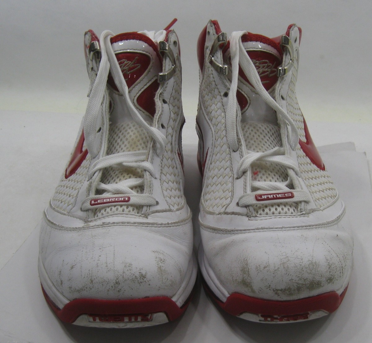 Nike Air Max Lebron 7 NFW  Men\'s Basketball Shoes #383578-161 size 13 Size 11 - Nike Air Max LeBron 7 NFW White Varsity Red | eBay main image 4