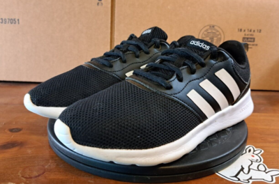 Adidas Womens QT Racer 2.0 FY8320 Black Running Shoes Sneakers Size 8 | eBay