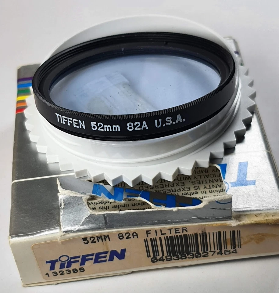 TIFFEN 52mm 82A Blue Light Balancing 82A 82-A 82 A Glass Lens Filter USA (5282A) - Image 2 of 4