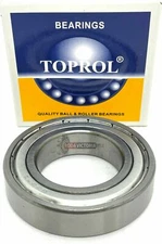 TOPROL 6007-ZZ C3 EMQ DEEP GROOVE BALL BEARING, METAL SHIELDED 35x62x14 mm