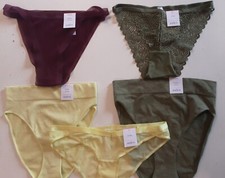 NEW Auden Women's XS Cheeky Panties Underwear LOT OF 5  PM8 