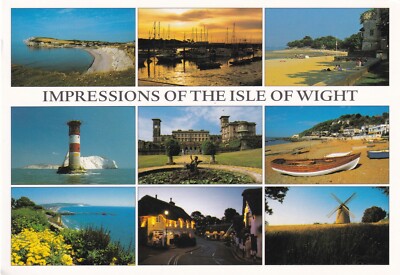 IMPRESSIONEN VON DER ISLE OF WIGHT ~ VERSCHIEDENE ANSICHTEN ~ GEBRAUCHT VERSCHICKT