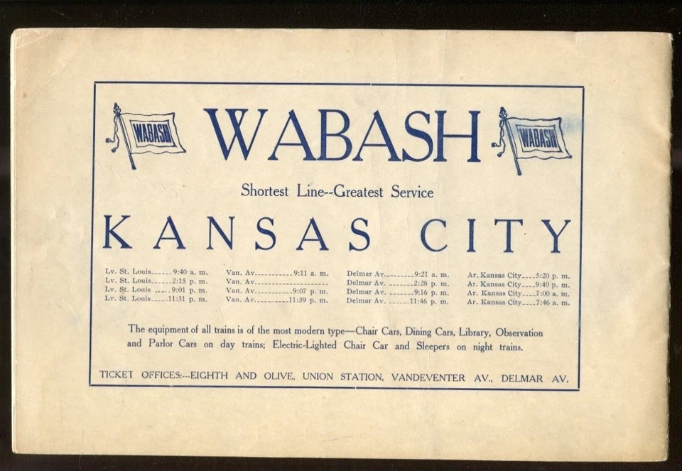 1911 St. Louis v Syracuse Football Program Ex+ Very Nice 40282 B3 - Image 2 of 4