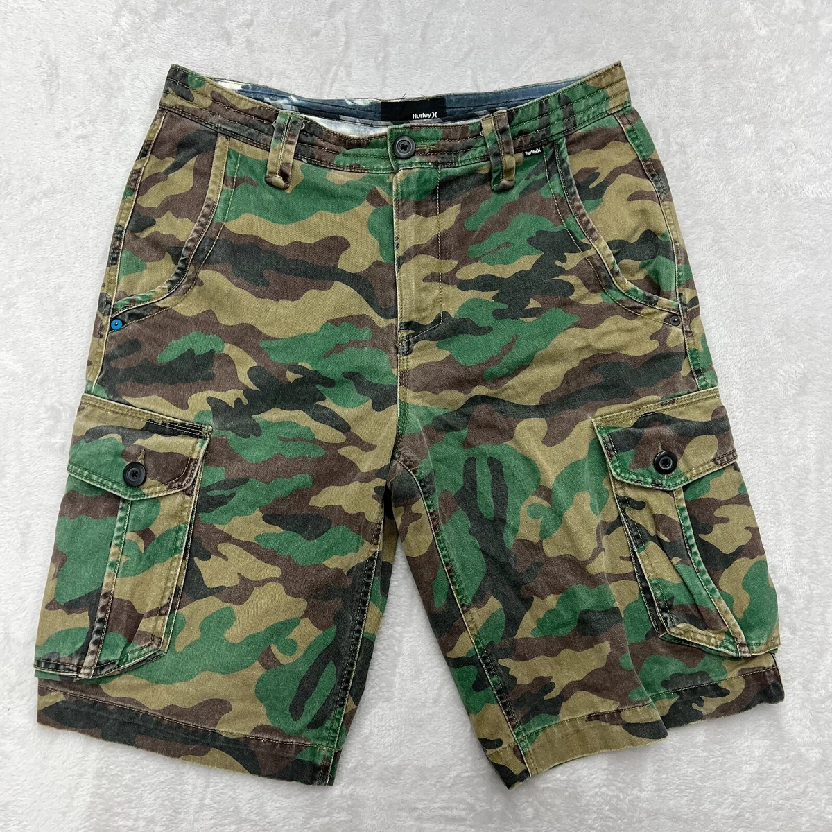 Hurley camo sales cargo shorts