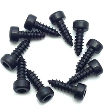 US Stock 50x  M2.5 8mm Alloy Steel Allen Hex Socket Head Cap Self-Tapping Screws