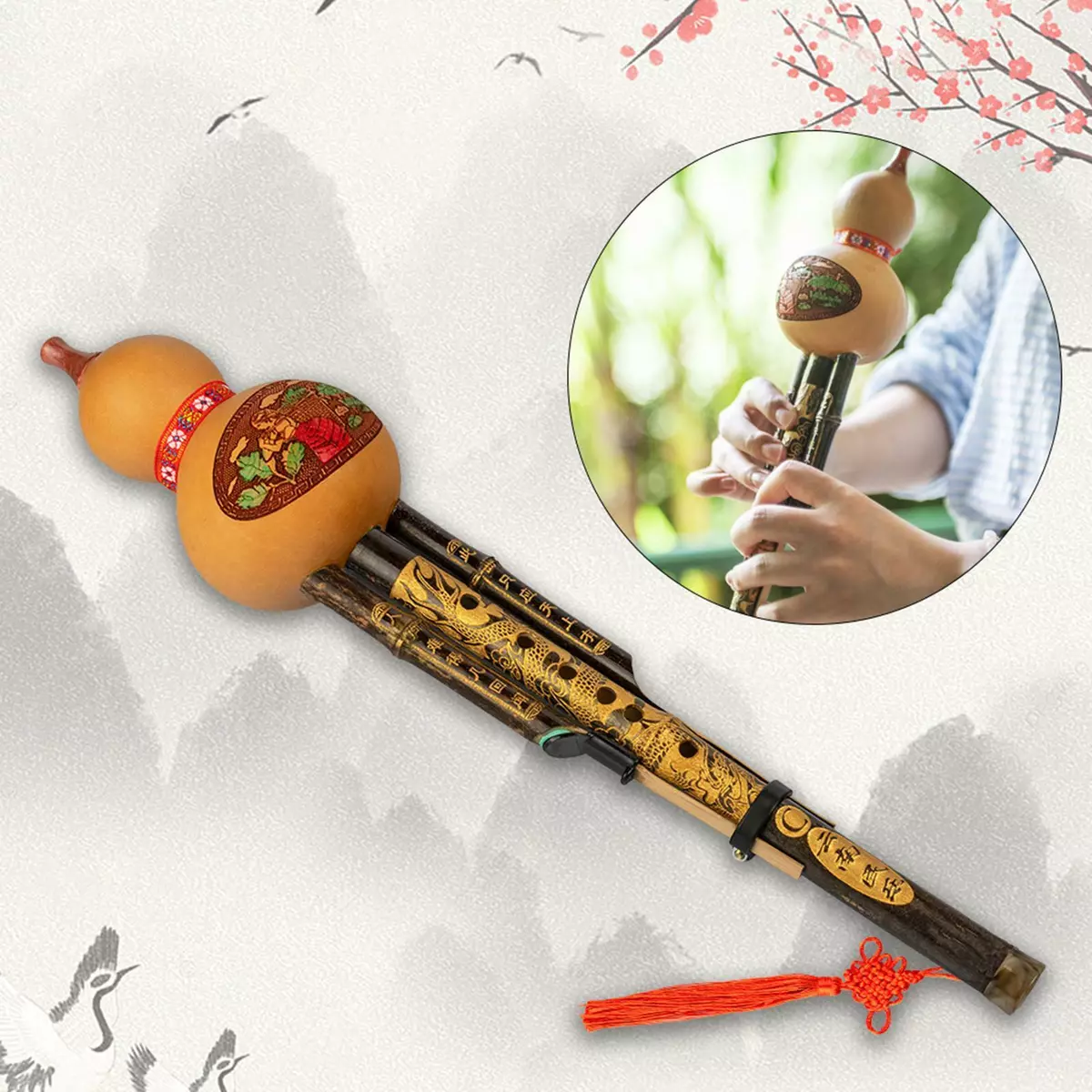 Hulusi Woodwind National Musical Instrument Cucurbit for eBay
