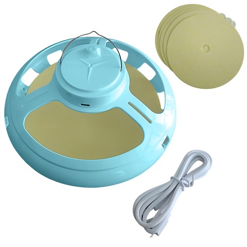 Almohadillas adhesivas 5 piezas trampas de luz contra pulgas almohadillas adhesivas para control de plagas en interiores (blanco) - Imagen 3 de 9