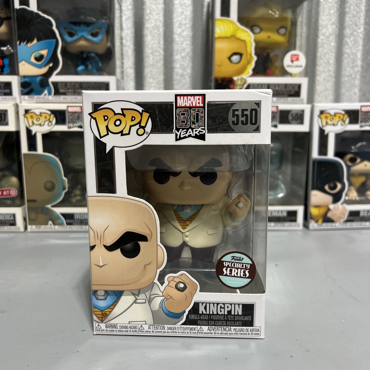 Funko Pop Marvel 80 years Kingpin #550 Specialty Series Funko Pop Marvel 80 years Kingpin #550 Specialty Series