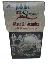 Donna Dewberry VHS Plaid FolkArt One-Stroke Glass Ceramics New Sealed 1207