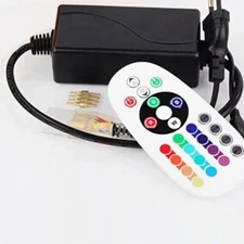 3-320Ft 110V 5050 RGB LED Strip Lights Outdoor Waterproof Flexible Rope +US Plug