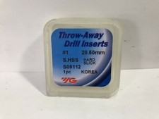 YG-1 S09112 20.50mm New Spade Drill Insert 1pc