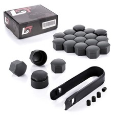 20x Radschraubenkappen Set 17 mm Diebstahlhemmend Anthrazit f&uuml;r MERCEDES-BENZ