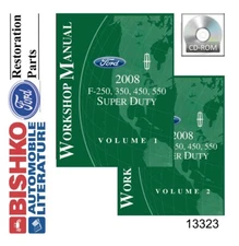 2008 Ford F250-F550 Super Duty Shop Service Repair Manual CD Engine Drivetrain