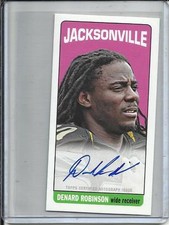 Denard Robinson 2013 Topps Tall Boy Autograph Rookie