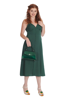 Banned Retro Garden Spot Green Polka Summer Dress | eBay Banned Retro Garden Spot Green Polka Summer Dress | eBay