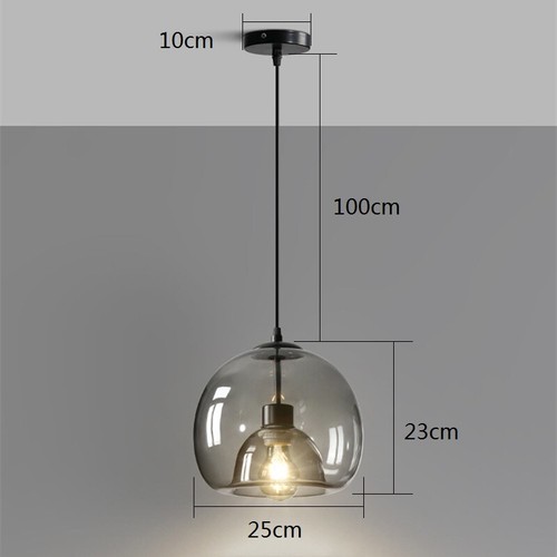 Glass Pendant Light Kitchen Lights Dinning Room Ceiling Lamp Chandelier Lighting - Picture 16 of 18