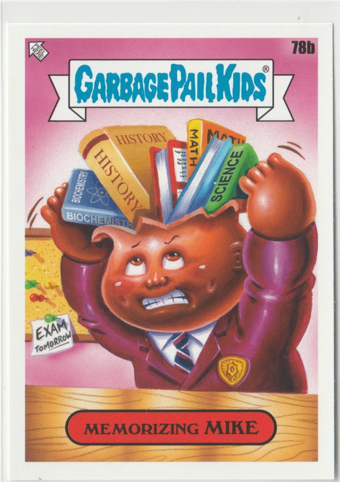 Memorizing Mike #78b Garbage Pail Kids GPK 2020 Late To School LTS Trading Card
