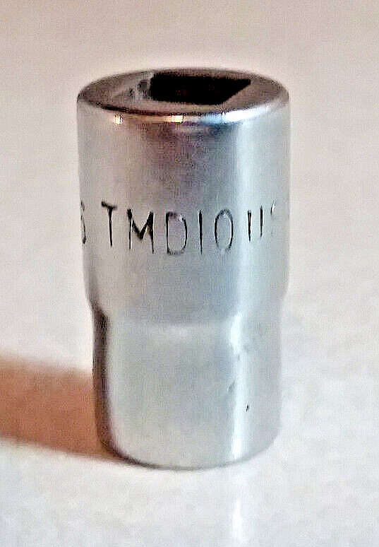 SNAPON TOOLS USA TMD10 1/4" DRIVE 5/16" SAE 12 POINT CHROME SHALLOW