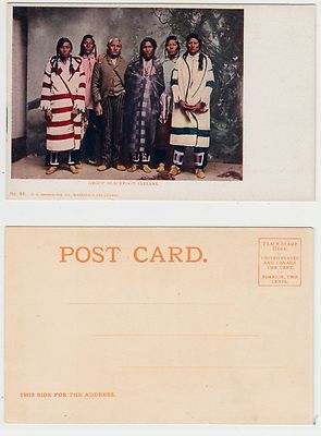 Blackfoot Indianer,Native American Indian Blackfoot Chiefs  um 1915