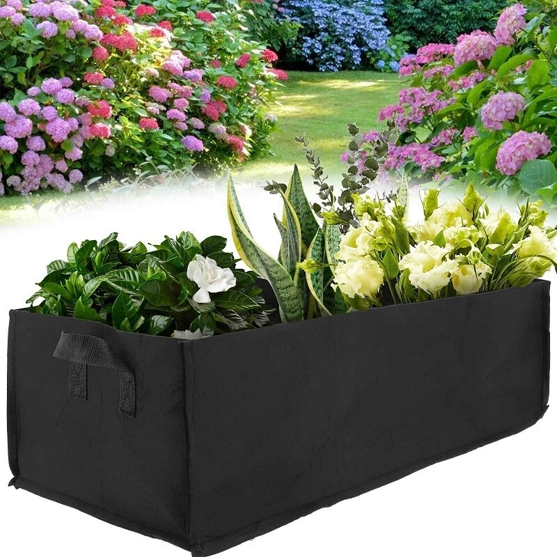Fabric Plant Grow Bag Garden Outdoor Flower Vegetable Tomato Potato Planter Pot - Image 2 of 4