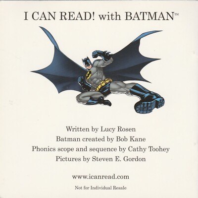 I Can Read! BATMAN PHONICS FUN Story Book DC Meet Batman Book 7 | eBay