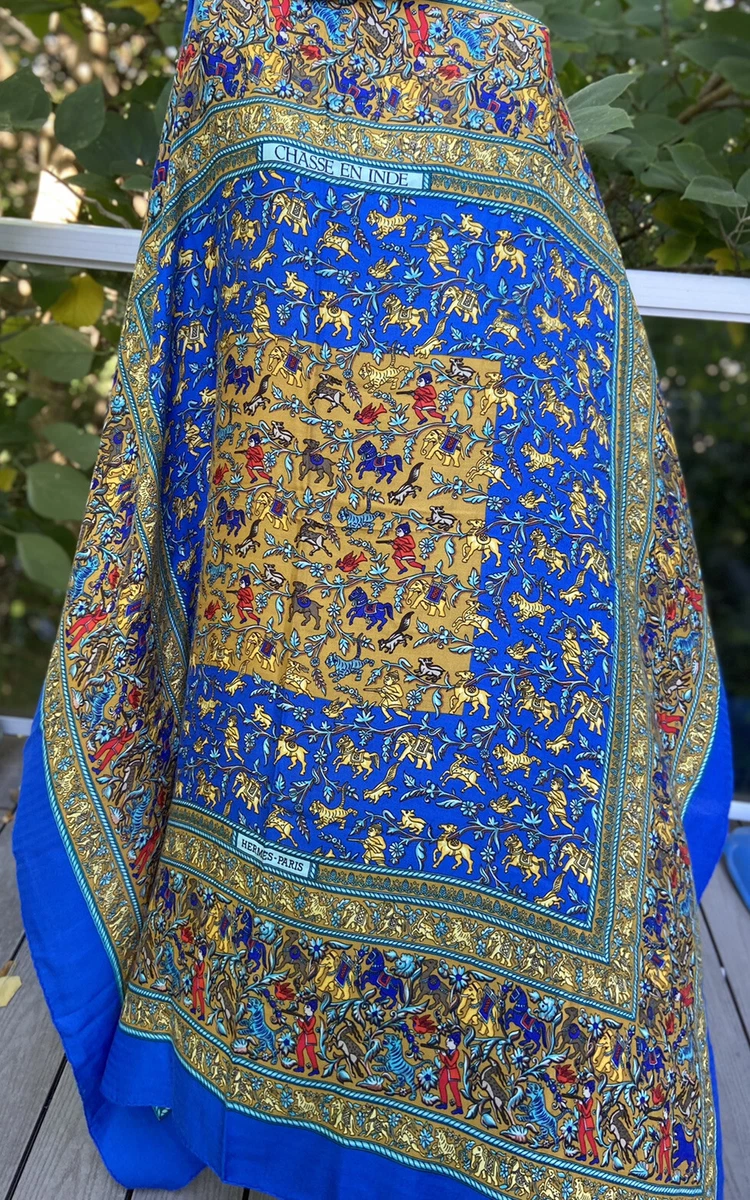 vintage hermes cashmere shawl
