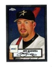 2021 Topps Chrome Baseball Platinum Anniversary Jeff Bagwell Base #517