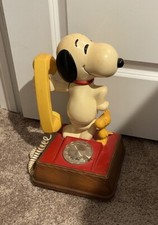 Vintage Snoopy and Woodstock Phone 1976 H 