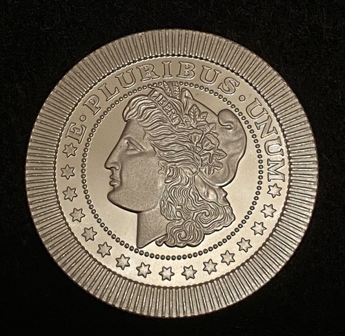SilverTowne Mint Morgan Dollar Stackable Round Medallion 1 oz Silver .999 Item#1 - 第 4/10 張圖片