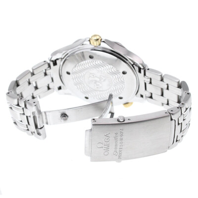 OMEGAページ Seamaster 300 41 mm, platinum on leather strap - 234.93