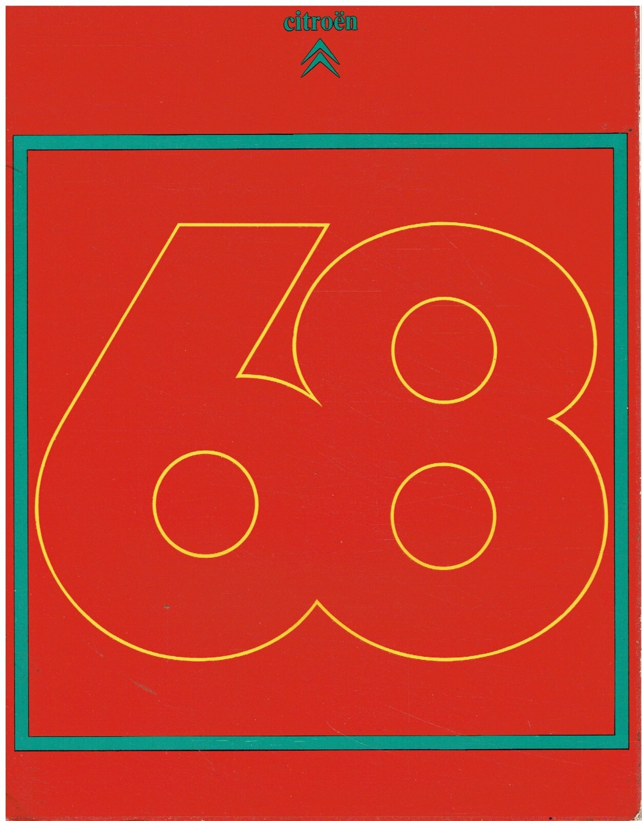 CITROEN DYANE AMI 6 ID19 DS19 DS21 (INCL PALLAS & SAFARI) 1968 UK SALES